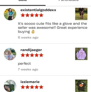 verified seller on depop